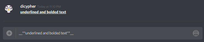 Discord Underlined And Bolded Text Formatting - Writebots
